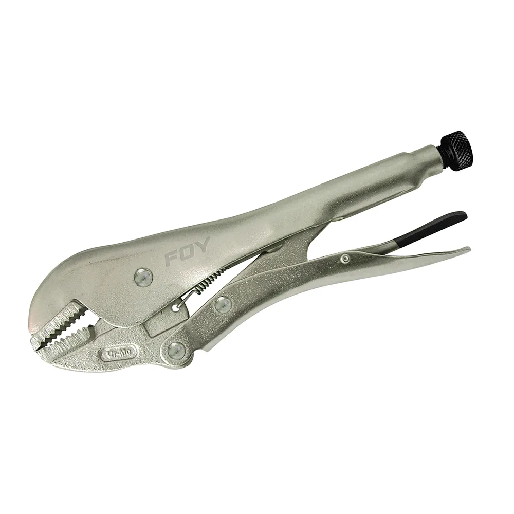 Pinza de presión quijada recta 10" Foy