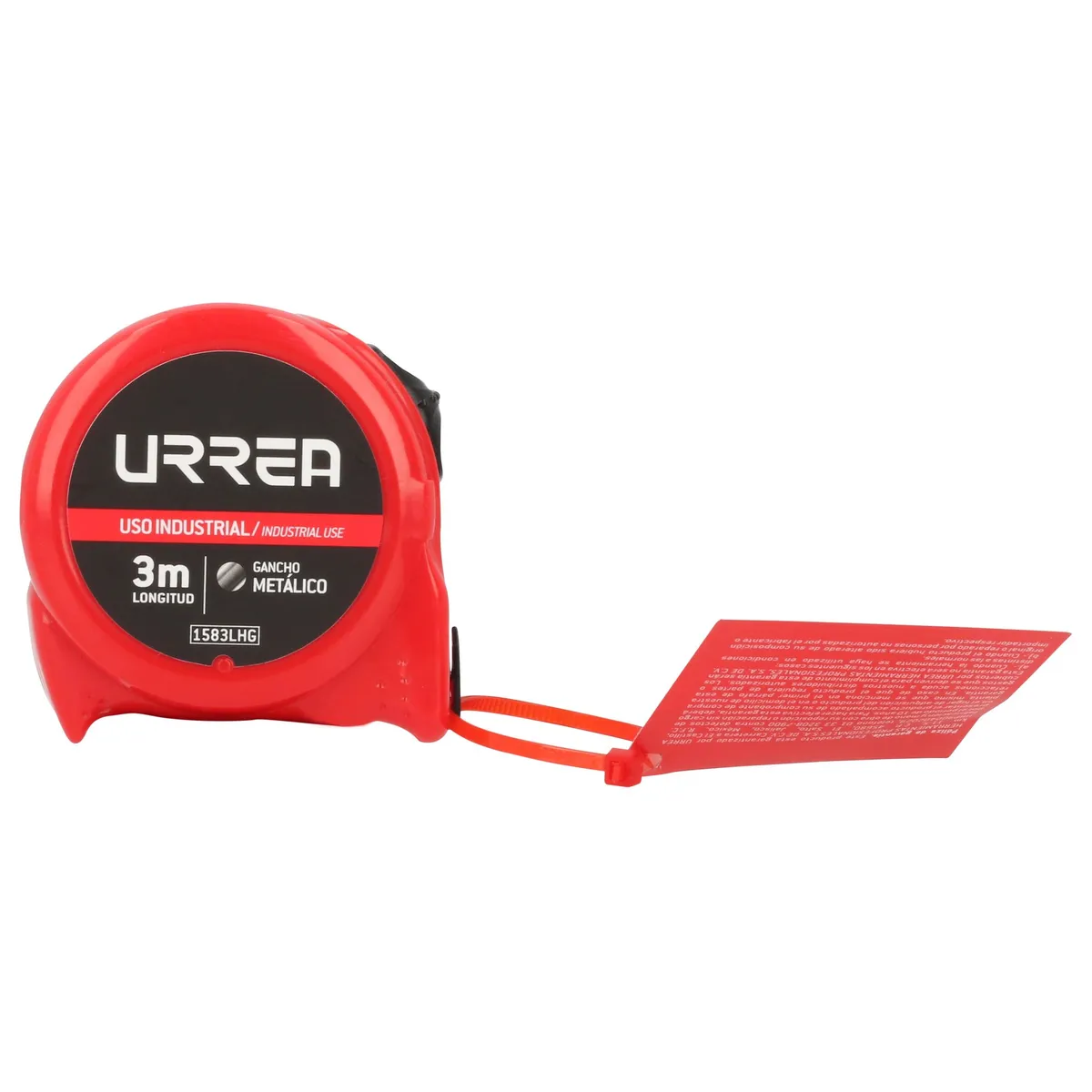 Flexómetro uso industrial 3mx19mm Urrea
