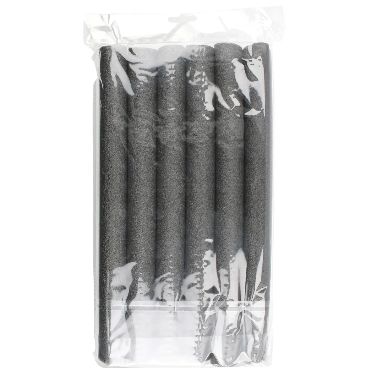 Guardapolvo foam con cubierta PVC negro 95 cm Lock — Paquete de 12 piezas