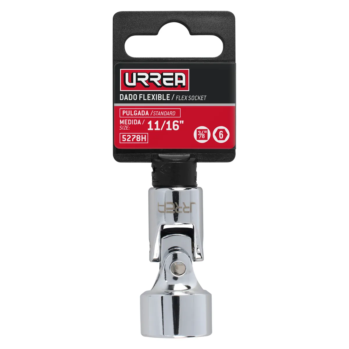 Dado 3/8" flexible 11/16" Urrea