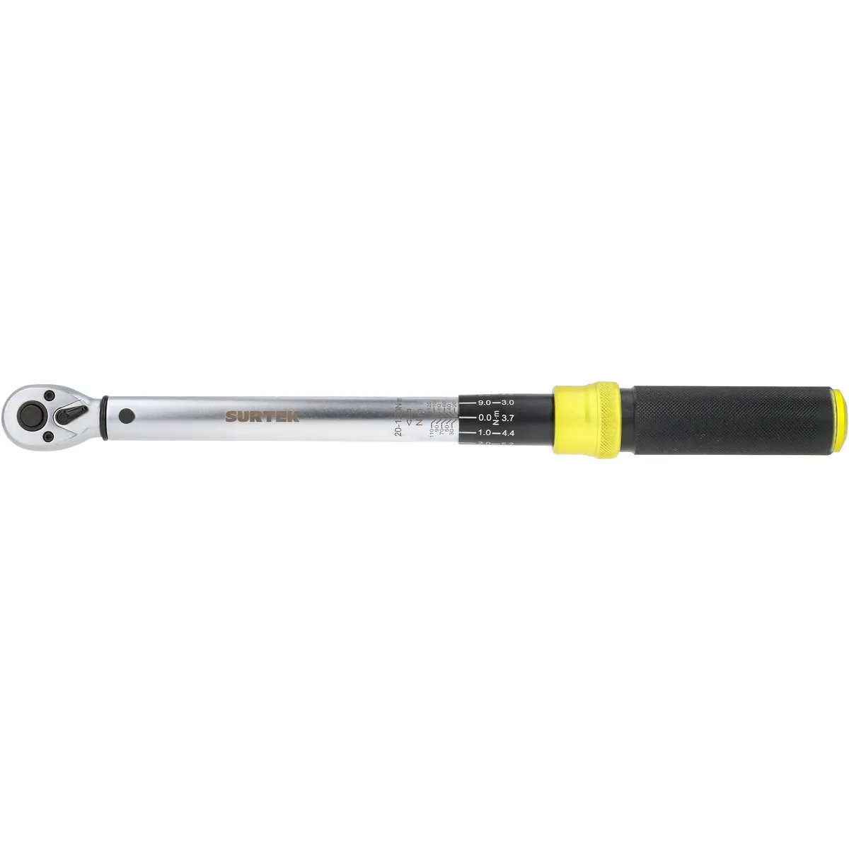 Torquímetro de trueno una esca la dual cuadro de 3/8", 15-88. 5 ft-lb (20-120 Nm) Surtek