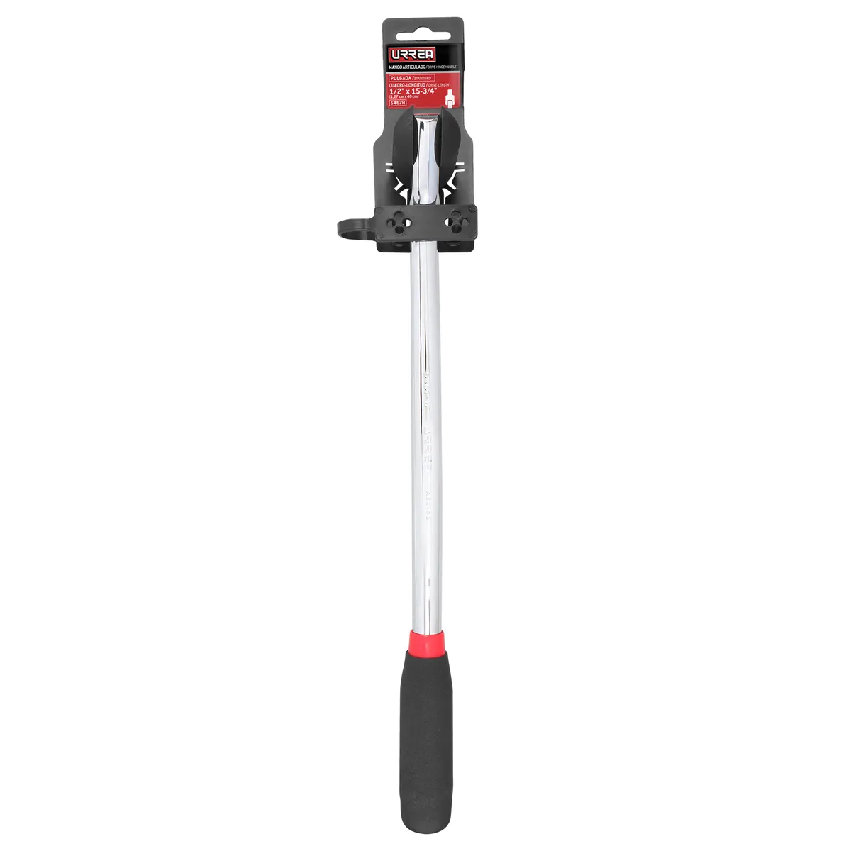 Mango articulado 1/2" x 15-3/4" rubber grip Urrea