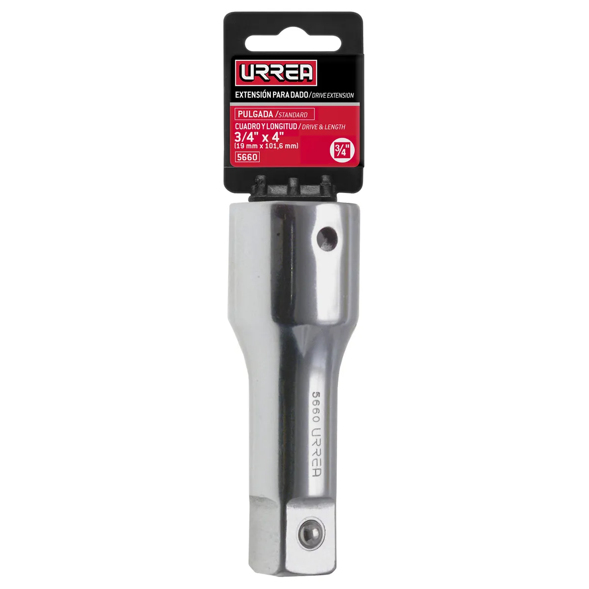Extensión de 3/4" x 4" Urrea