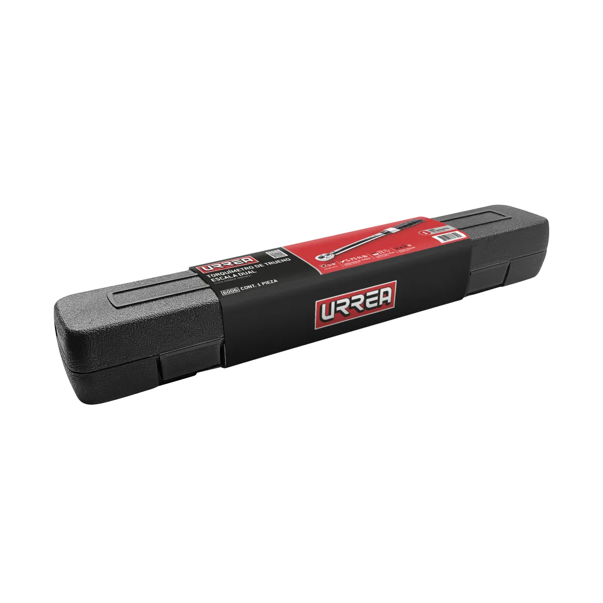 Torquímetro de trueno dual 3/8" 5-75ft-lb Urrea