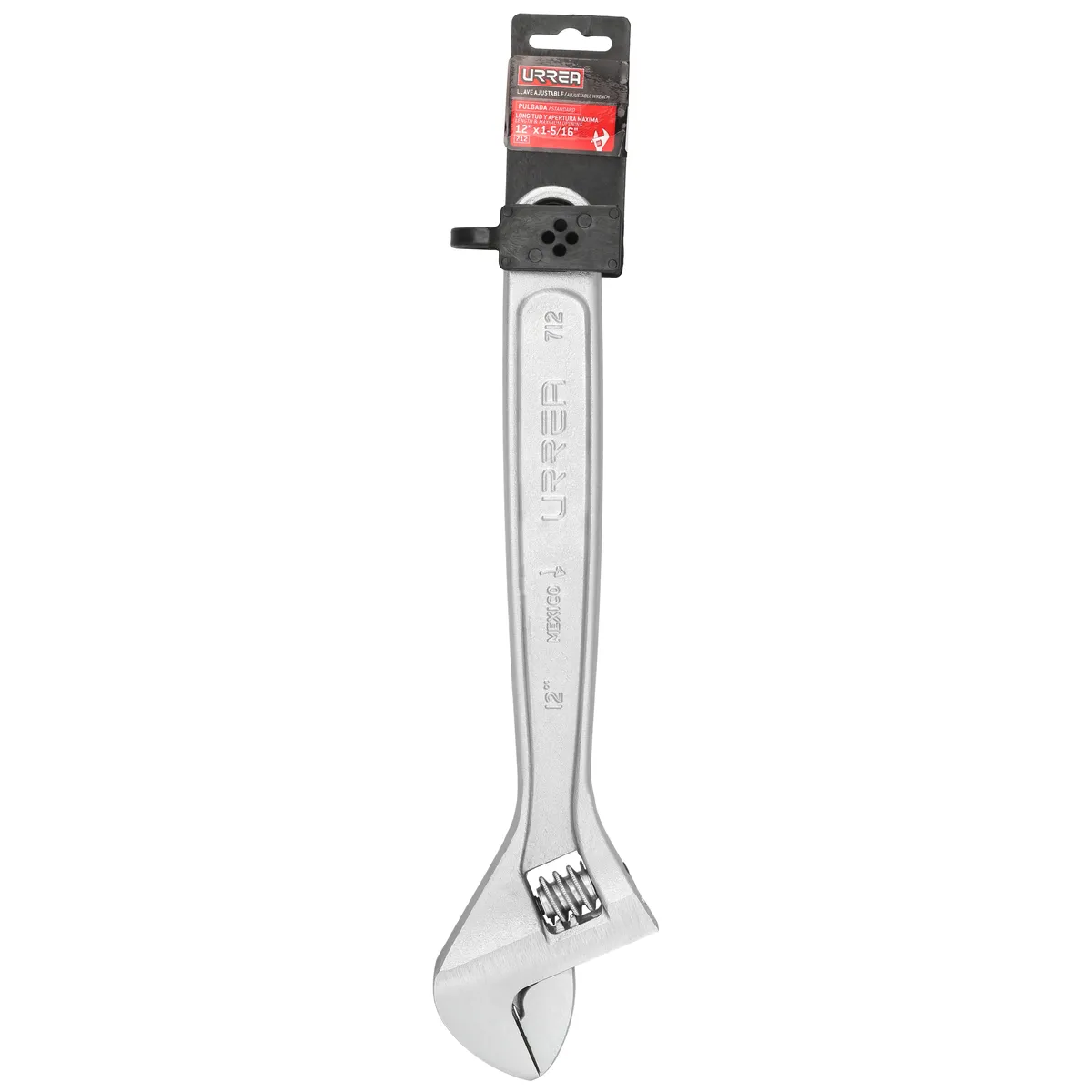 Llave perico 12" cromada Urrea