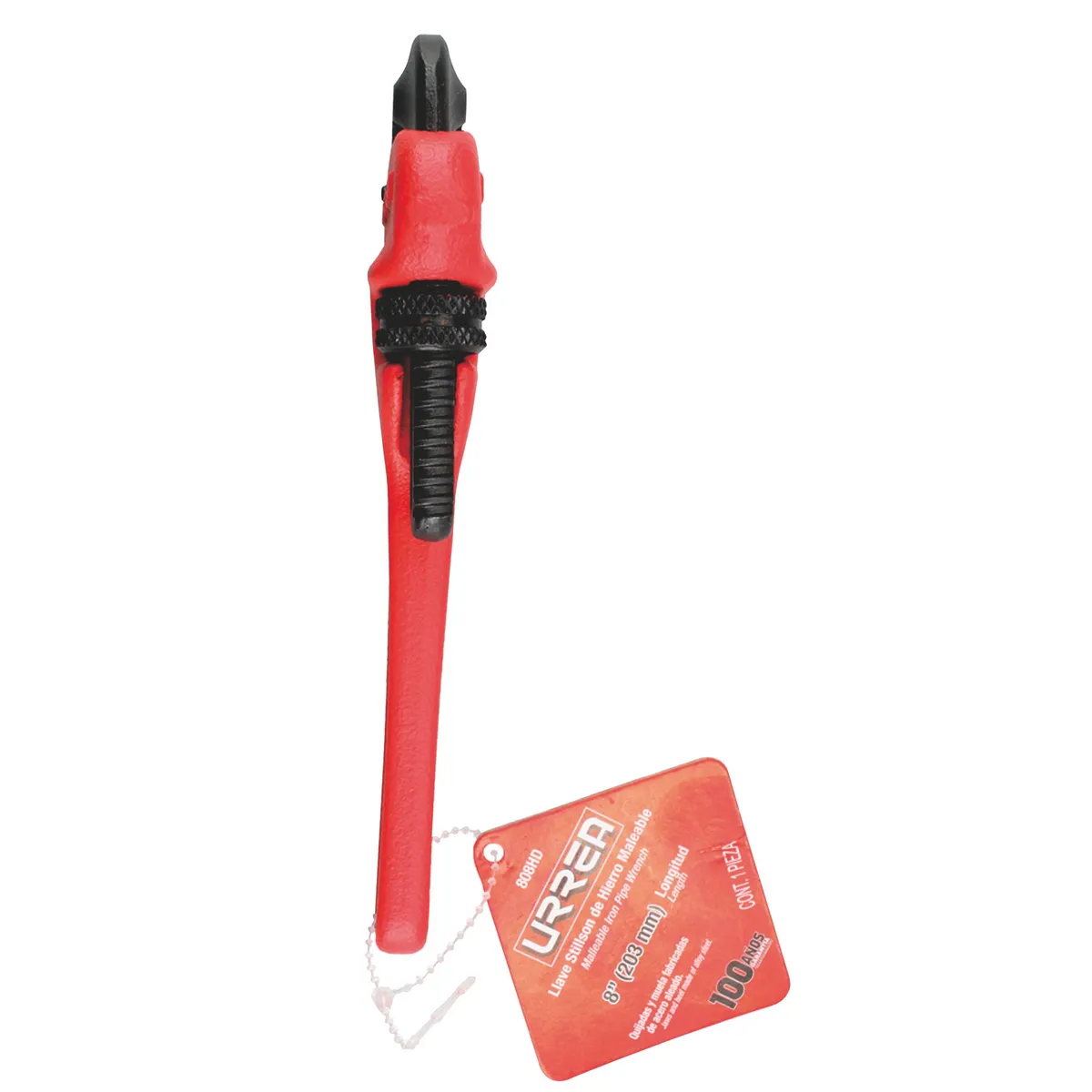 Llave Stillson para tubo® de hierro maleable 8" uso pesado Urrea