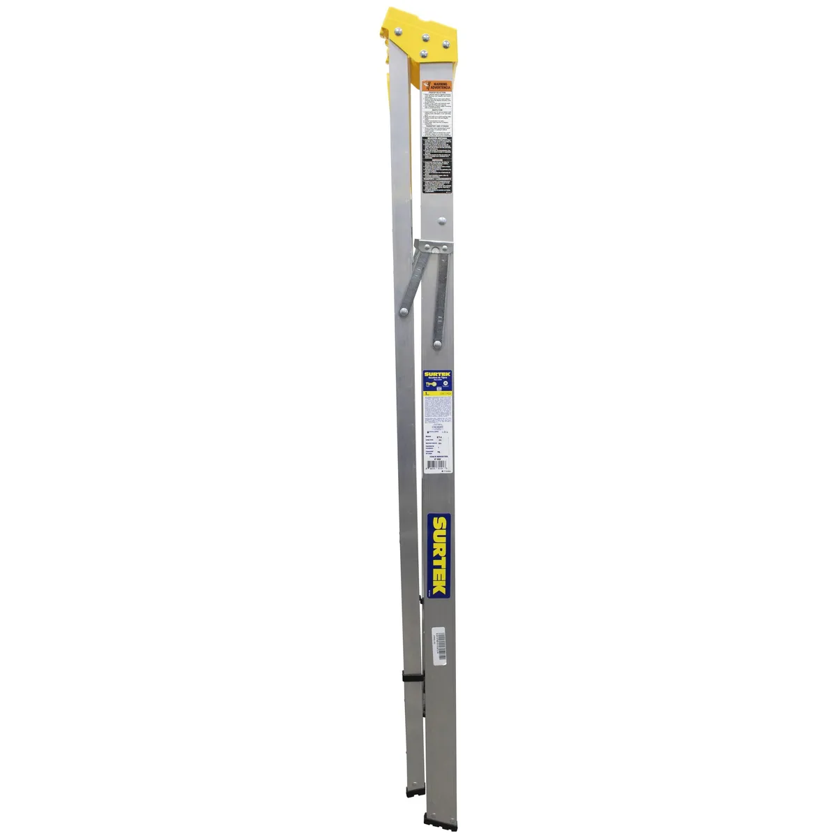 Surtek Escalera de aluminio tipo tijera, 4 peldaños, 1.54mt