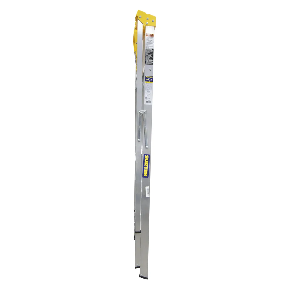 Surtek Escalera de aluminio tipo tijera, 5 peldaños, 1.83mt