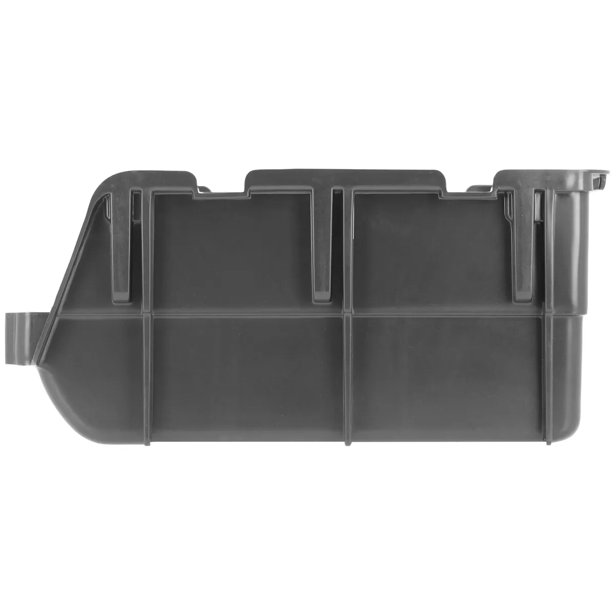 Surtek Gaveta plástica negra 11 x 6.5 x 5 — Paquete de 4 piezas