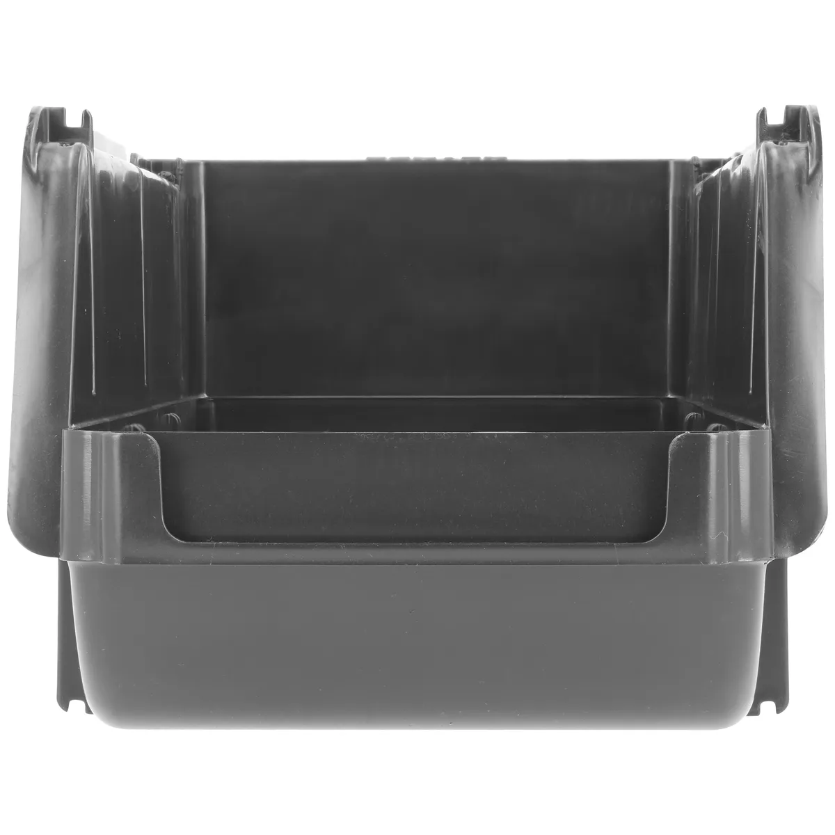 Surtek Gaveta plástica negra 11 x 6.5 x 5 — Paquete de 4 piezas
