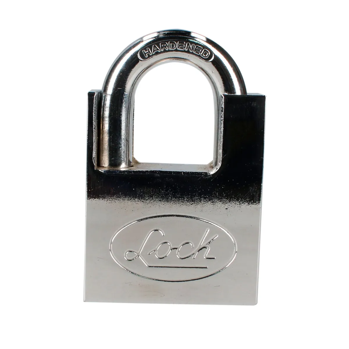 Candado acero antipalanca, llave discos cromo satinado Lock