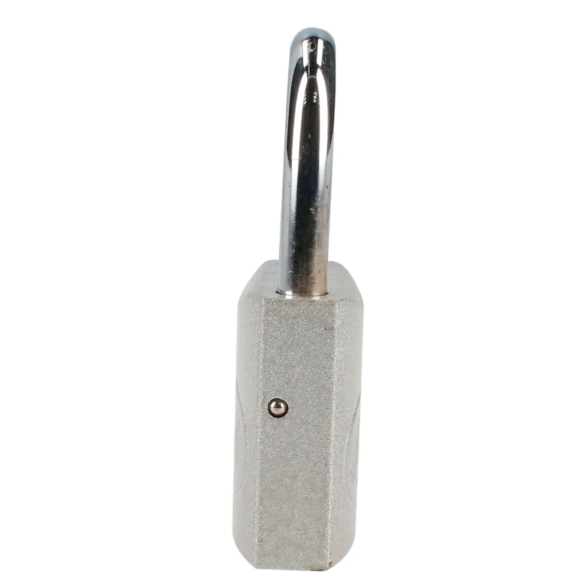 Candado acero largo llave estándar 2 piezas cromo satinado Lock