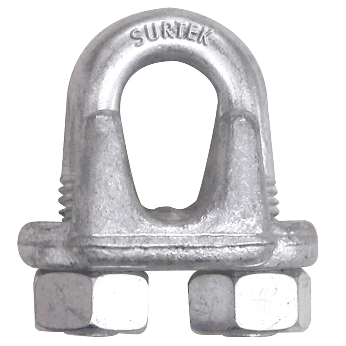 Perro acero forjado 1/4" Surtek — Paquete de 5 piezas
