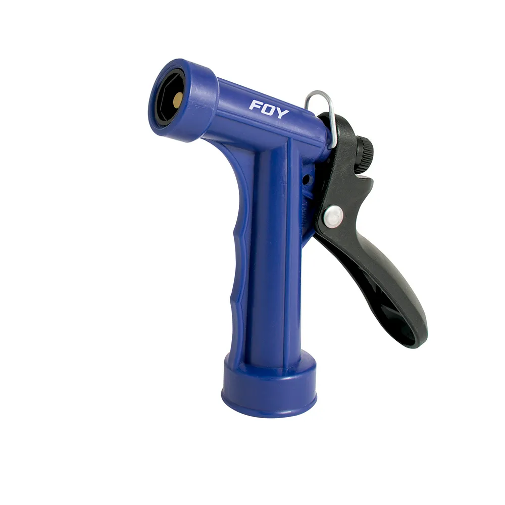 Pistola para riego boquilla regulable 4" plástica Foy — Paquete de 6 piezas