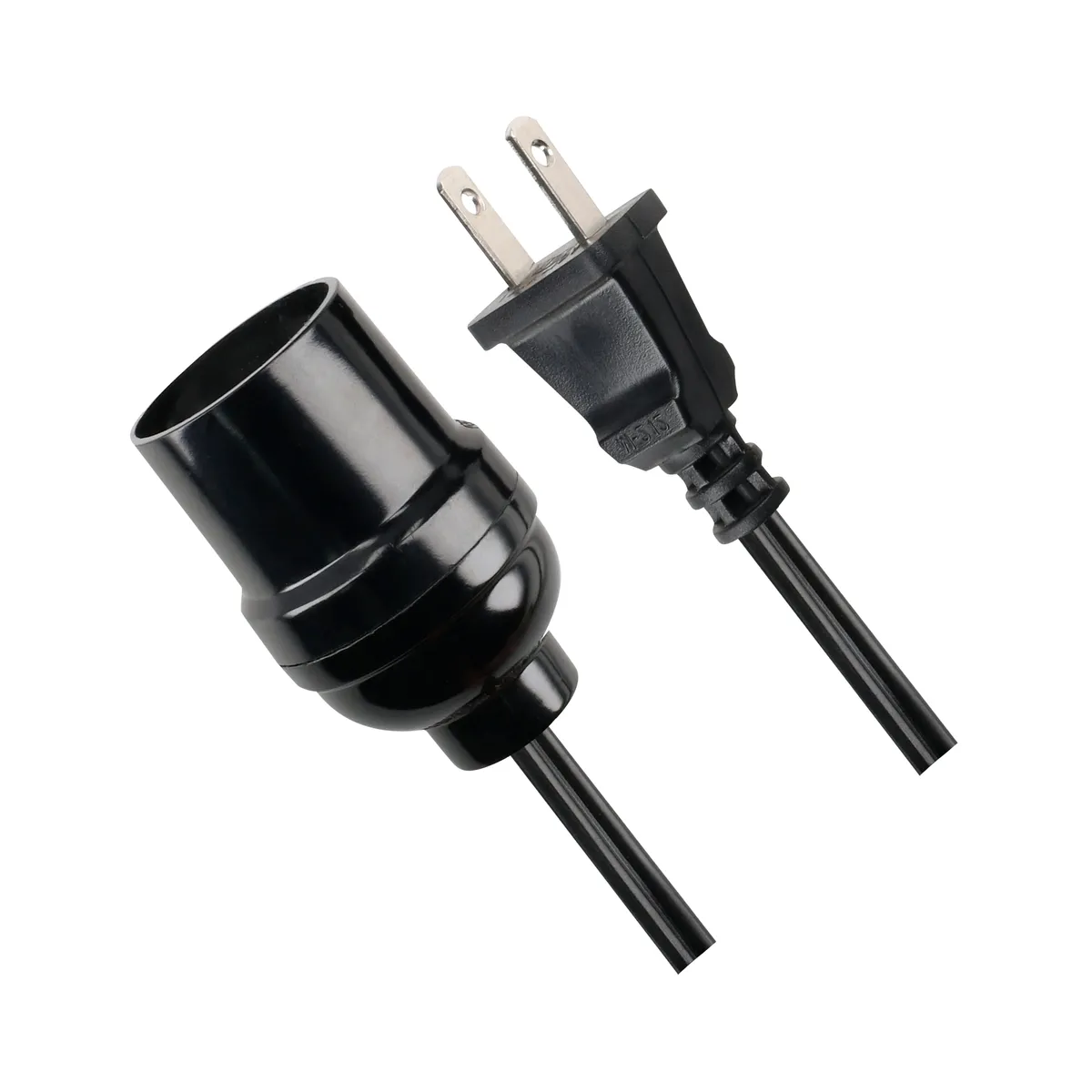 Portalámpara con cable de alim entación 2 x 18 6 m Surtek