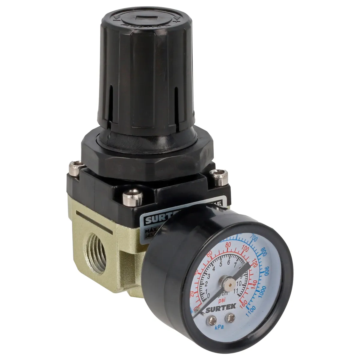 Regulador de aire con manómetr o 150PSI Surtek