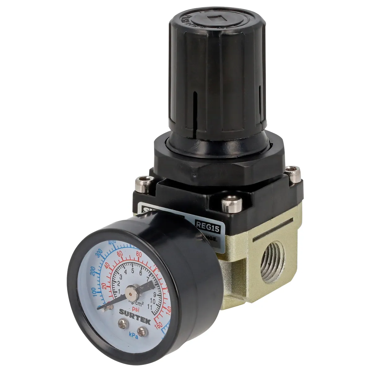 Regulador de aire con manómetr o 150PSI Surtek