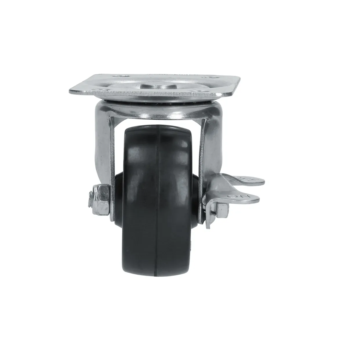 Rodaja de hule giratoria con freno de 2 1/2" Surtek
