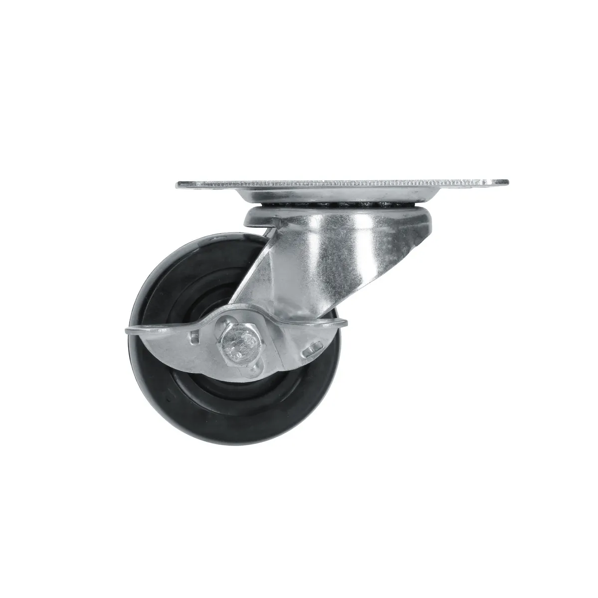 Rodaja de hule giratoria con freno de 2 1/2" Surtek