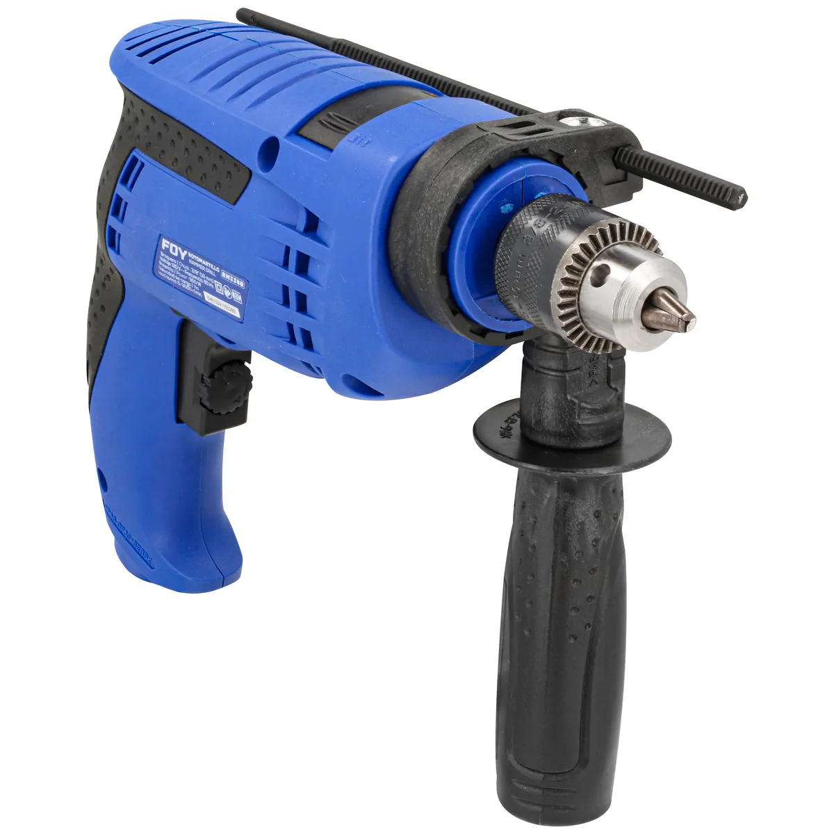 Rotomartillo 3/8" 550 W, 120 V , 0 - 3000 RPM con mango adici onal ajustable Foy