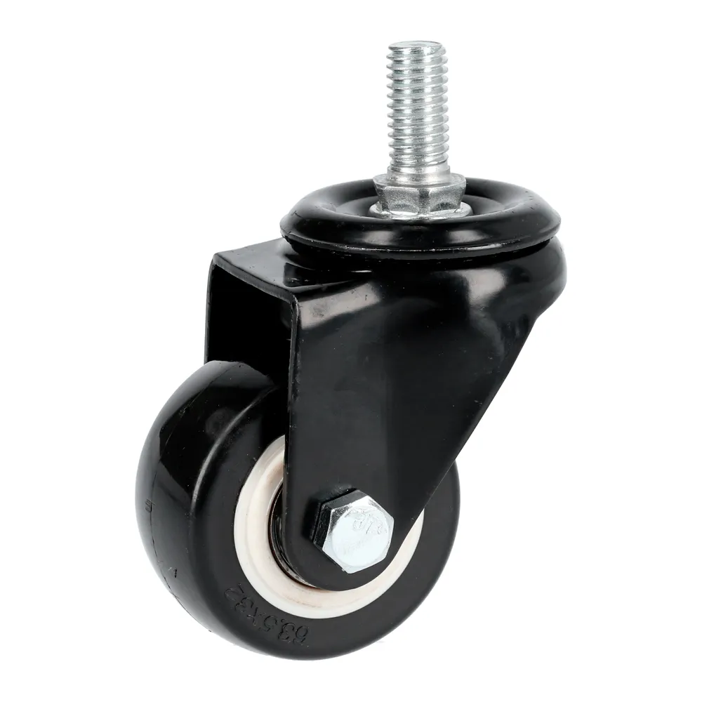 Rodaja de PVC negro con espiga roscada 2" (49.5 mm) Surtek